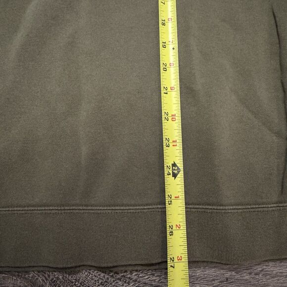 Nike Just Do It Pullover Crewneck Sweatshirt Men’s Large Olive Green Logo - Picture 7 of 9